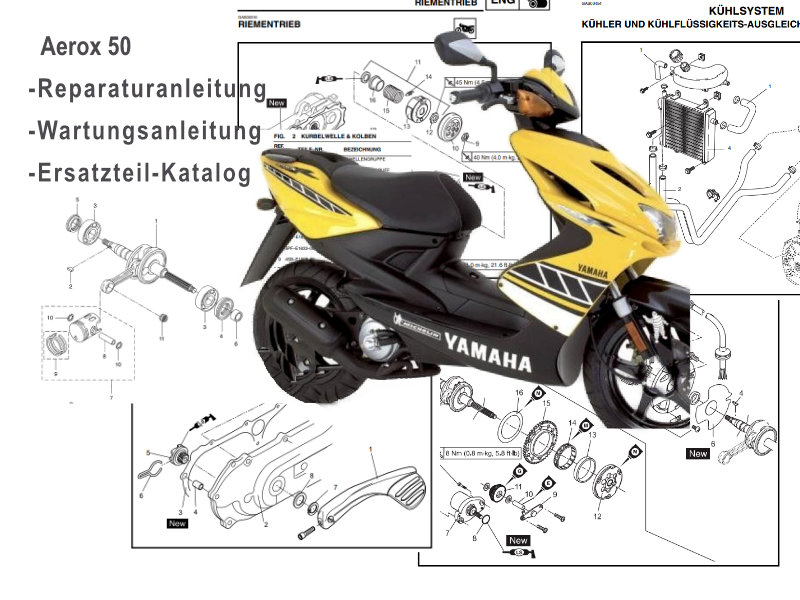 Yamaha Aerox 50 Reparatur Wartung Selberschrauber hilfe bei yamaha gummersbach