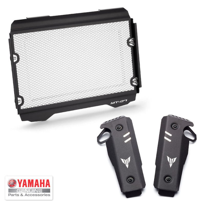 Original Yamaha Kühlerschutzgitter und Kühlerseitenabdeckungen für die Yamaha MT 07 ab 2021