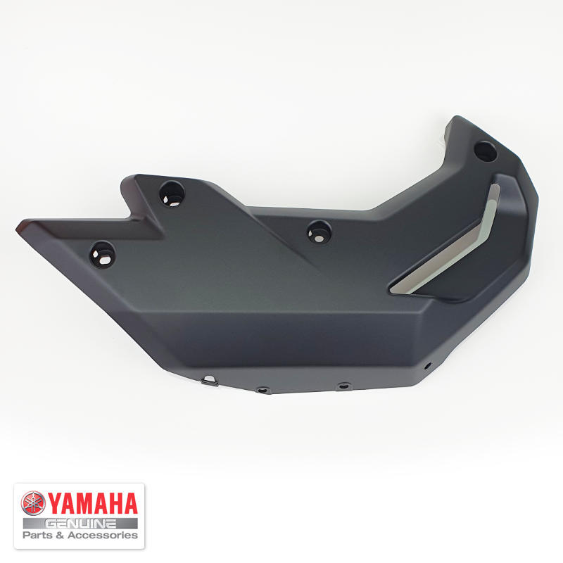 Original Yamaha MT 125 Motorabdeckung Motorspoiler schwarz matt