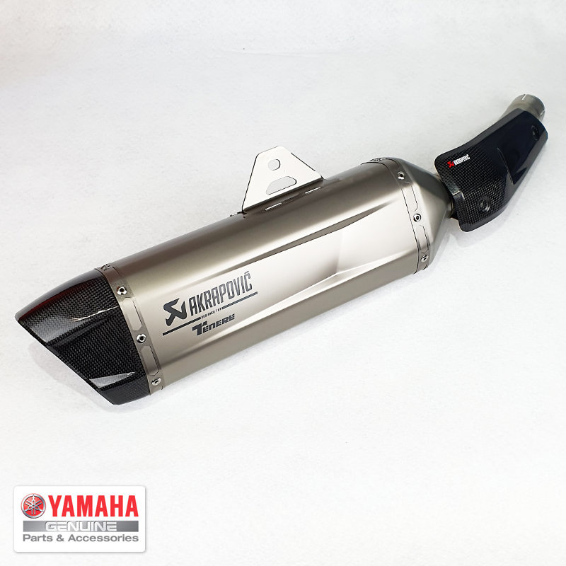 Yamaha Tenere 700 (EURO 5 / DM11) Akropovic Endschalldämpfer Slip-On Auspuff