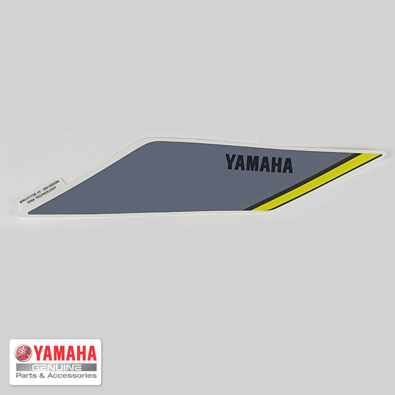 Yamaha Tenere 700 Dekor Aufkleber Verklei. hinten links gelb grau
