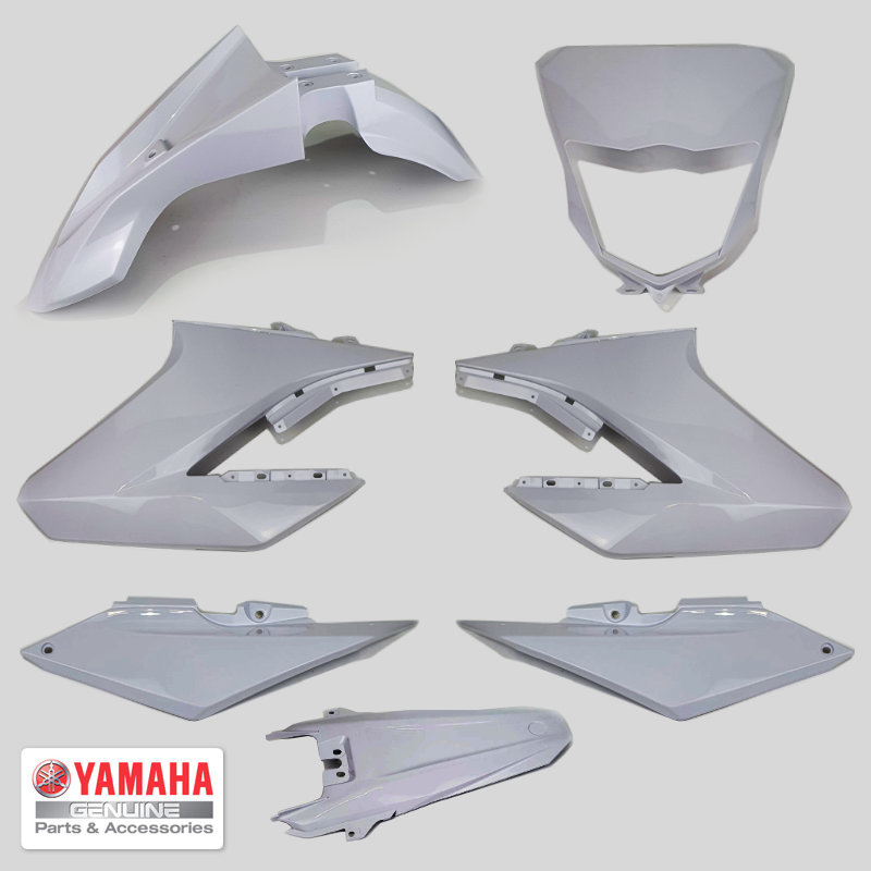 Yamaha WR 125 R Verkleidungssatz Verkleidungsset Komplettverkleidung in weiss