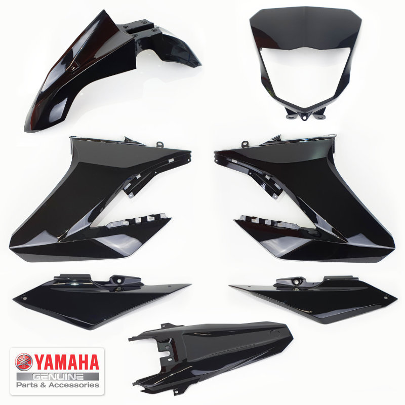 Yamaha WR 125 R Verkleidungssatz Verkleidungsset Komplettverkleidung in schwarz