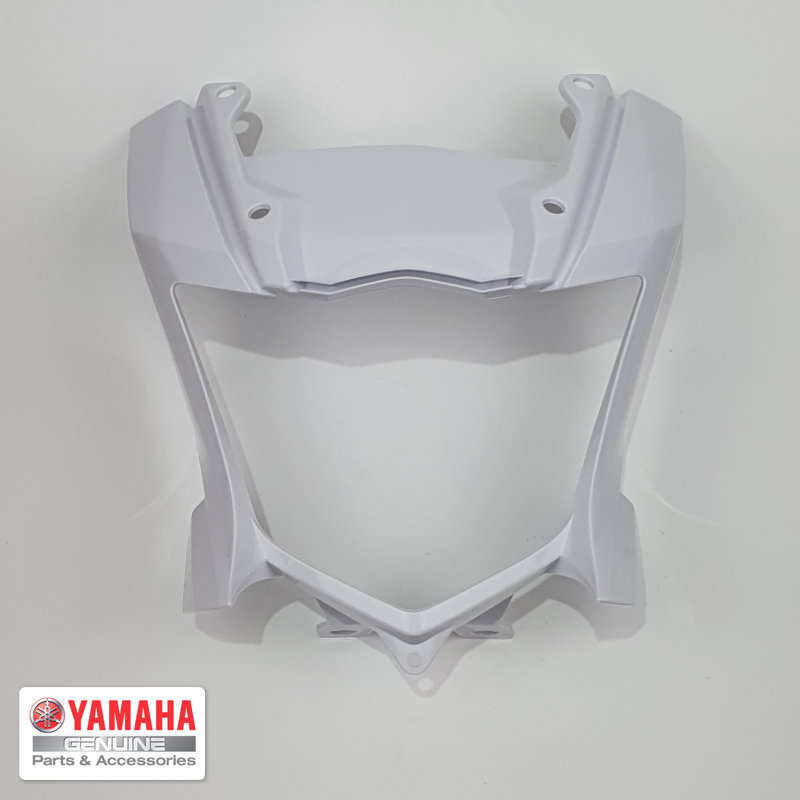 Yamaha WR 125 X Lampenverkleidung / Scheinwerfergehäuse in weiss