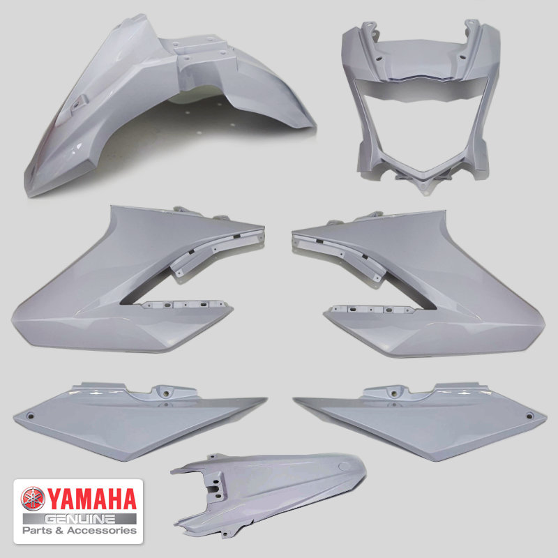 Yamaha WR 125 X Verkleidungssatz Verkleidungsset Komplettverkleidung in weiss