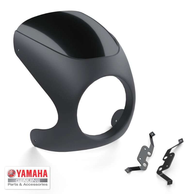 Yamaha XSR 125 (2021) Rennverkleidung Scheinwerfermaske und Montagematerial