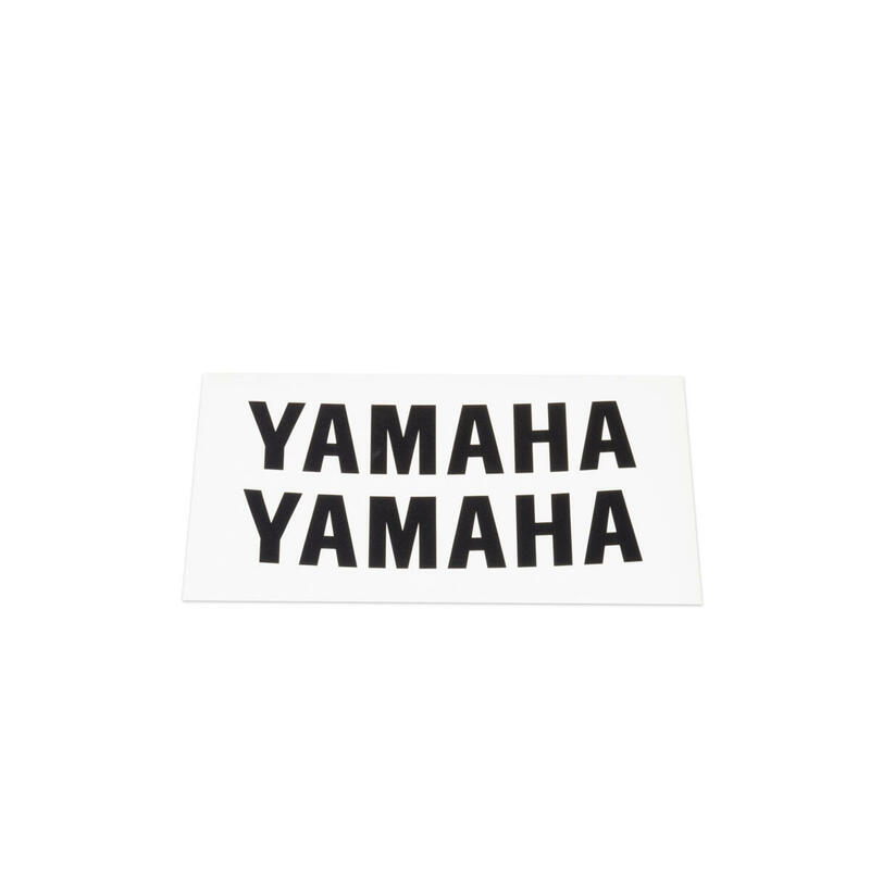 Original Yamaha Felgenaufkleber in schwarz