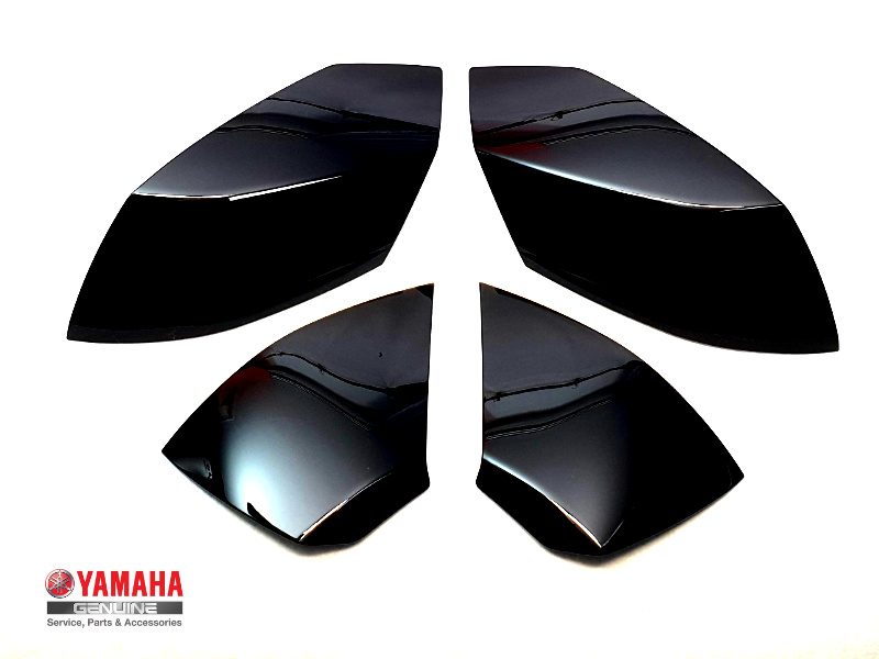 Yamaha Abdeckungen in schwarz für Top Case 34 Liter